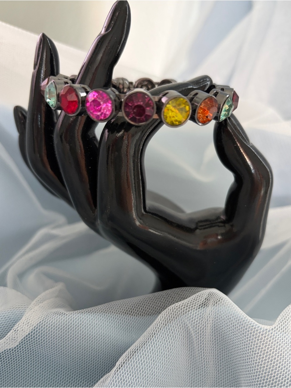 Multicolor Crystal Magnetic Bracelet - Women Jewelry